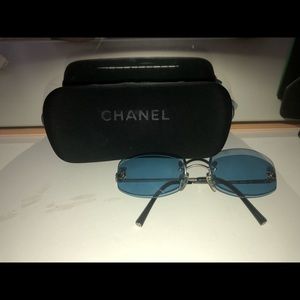 Vintage Chanel Sunglasses 4002 Blue